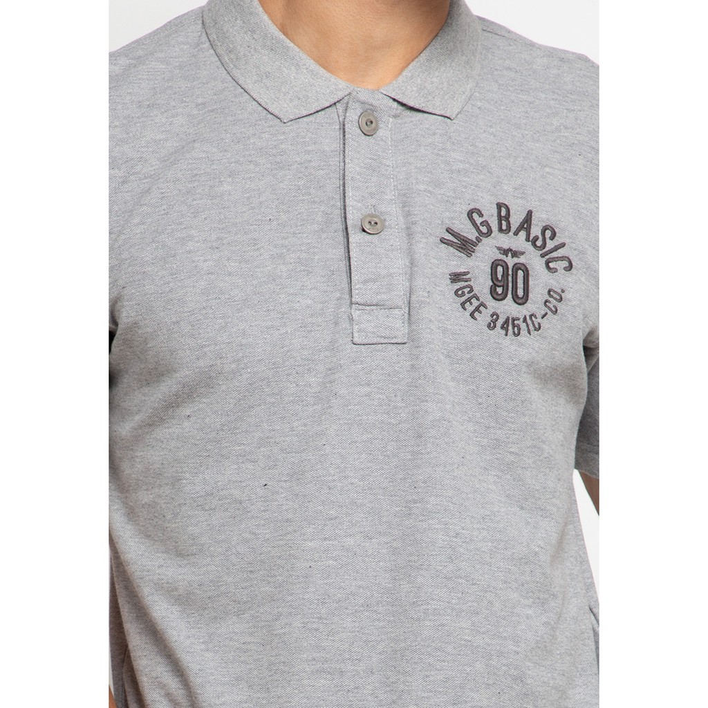 Jual Kaos Polo Pria MGee 3451C Original Duke 014 Light Grey | Shopee ...