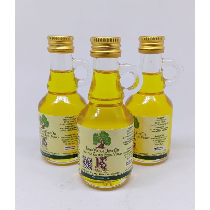 Jual ZAITUN RS RAFAEL SALGADO EXTRA VIRGIN OLIVE OIL 40 ML / MINYAK ZEITUN RS Shopee Indonesia