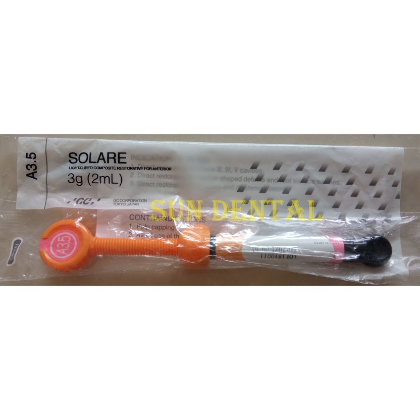 Jual GC Solare Anterior & Posterior Bahan Tambal Composite Gigi Sinar ...