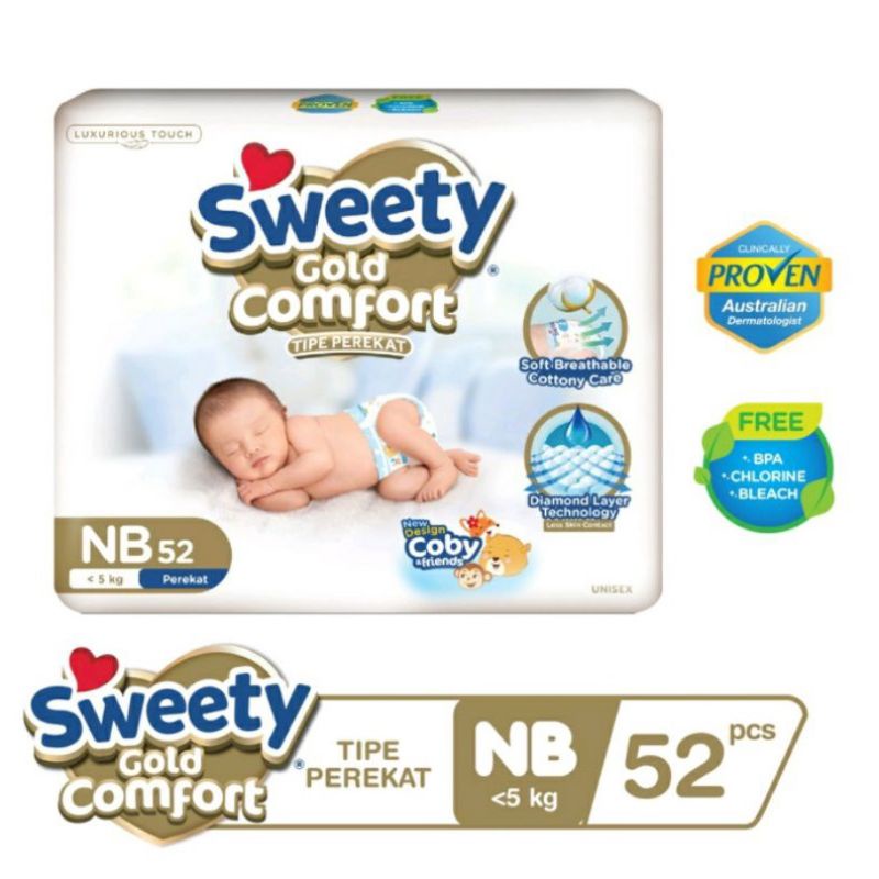 Sweety pampers new store born