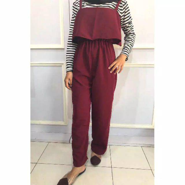 Jual JUMPSUIT POLOS Shopee Indonesia
