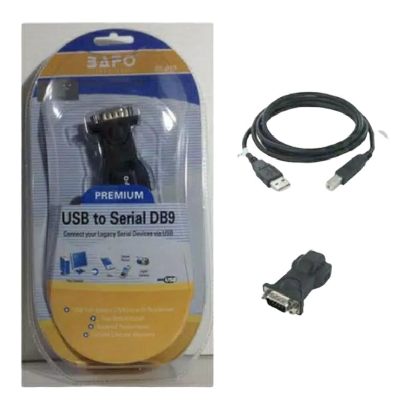 Jual Bafo BF-810 Kabel USB to Serial RS232 DB9 ORIGINAL | Shopee Indonesia