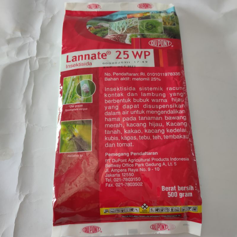 Jual Lannate 25 WP 500 gram (Insektisida) | Shopee Indonesia