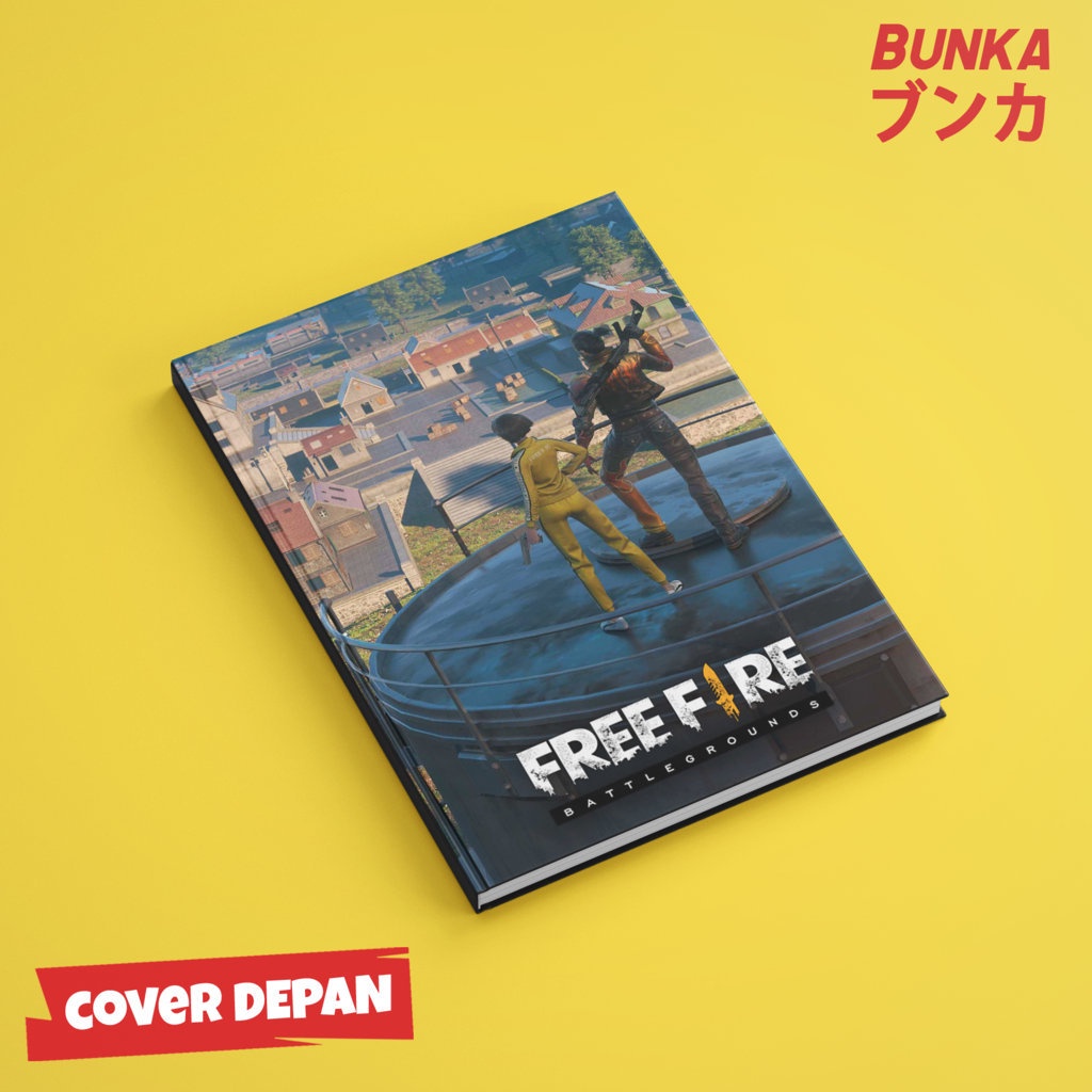 Jual Notebook Free Fire Kelly And hayato Hardcover A5 Buku Tulis ...