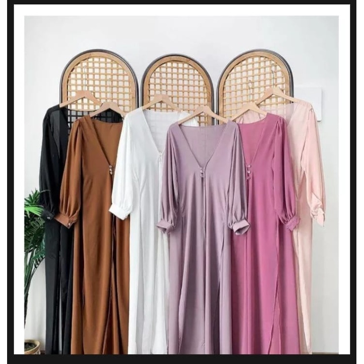 Jual Della Outer Kancing Terbaru//Outer Ceruty Berkancing//Outer Cantik ...