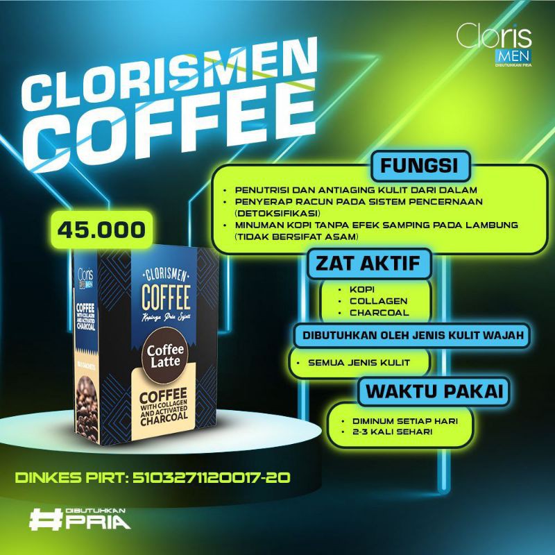 Jual CLORISMEN COFFEE LATTE / KOPI ARABICA MIX ROBUSTA (ISI 5 SACHET ...