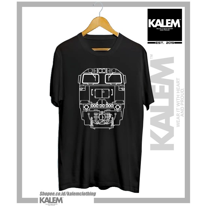 Jual Kaos Baju Kereta Api Lokomotif Cc201 Kaos Distro Otomotif