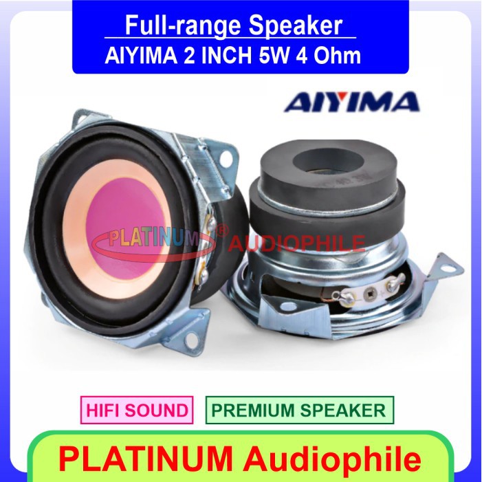 Jual Speaker Full range 2 Inch Hifi speker full range import AIYIMA ...