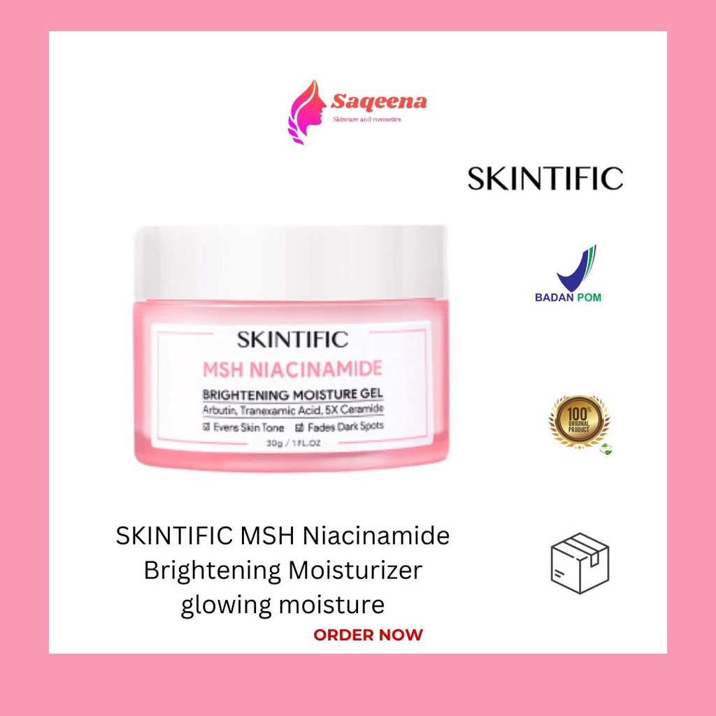 Jual SKINTIFIC - MSH Niacinamide Brightening Moisturizer Glowing ...