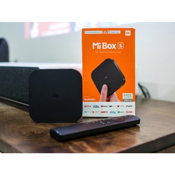 Jual XIAOMI MI BOX S 4K UHD HDR ANDROID TV BOX (4K UHD MI TV STICK
