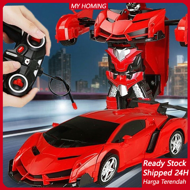 Jual RC Transformer 1: 18 Mobil Remote Control Jadi Robot Rechargeable ...