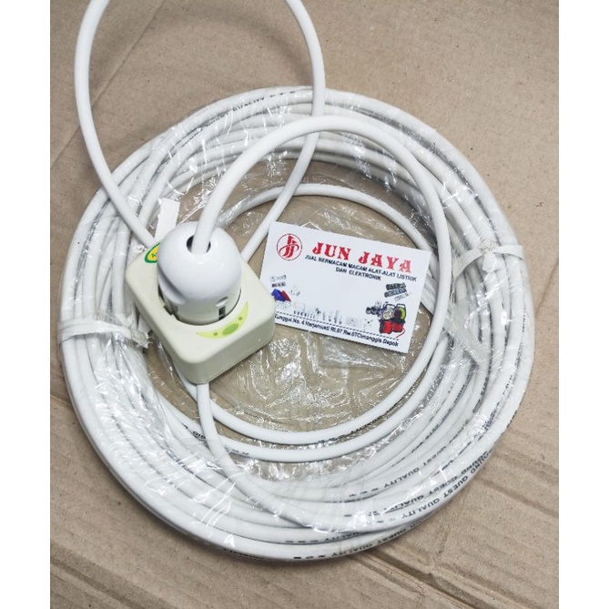 Jual Stop Kontak Jadi Rakitan Kabel 10meter-15meter+ Terminal kuningan ...