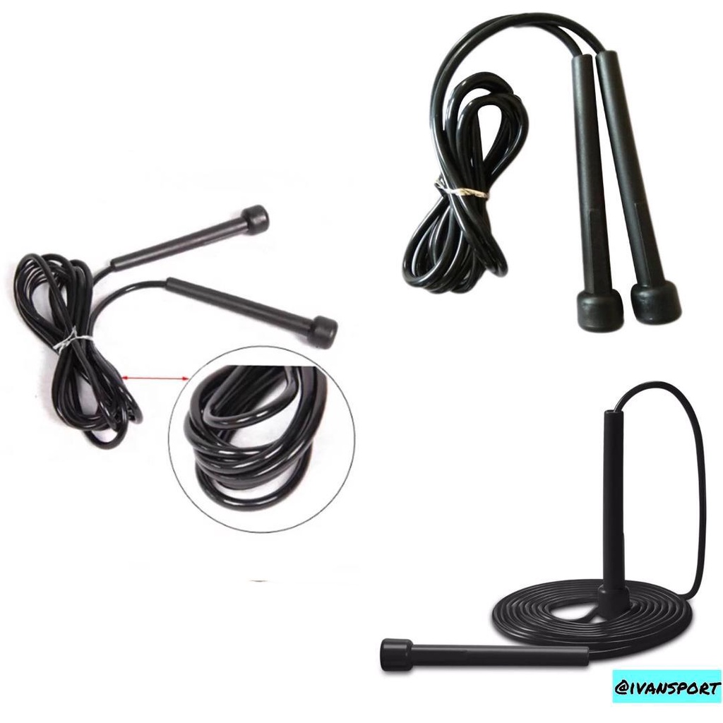 Jual SKIPPING ROPE PVC ELITE BERKUALITAS / TALI JUMP ROPE ELITE ...