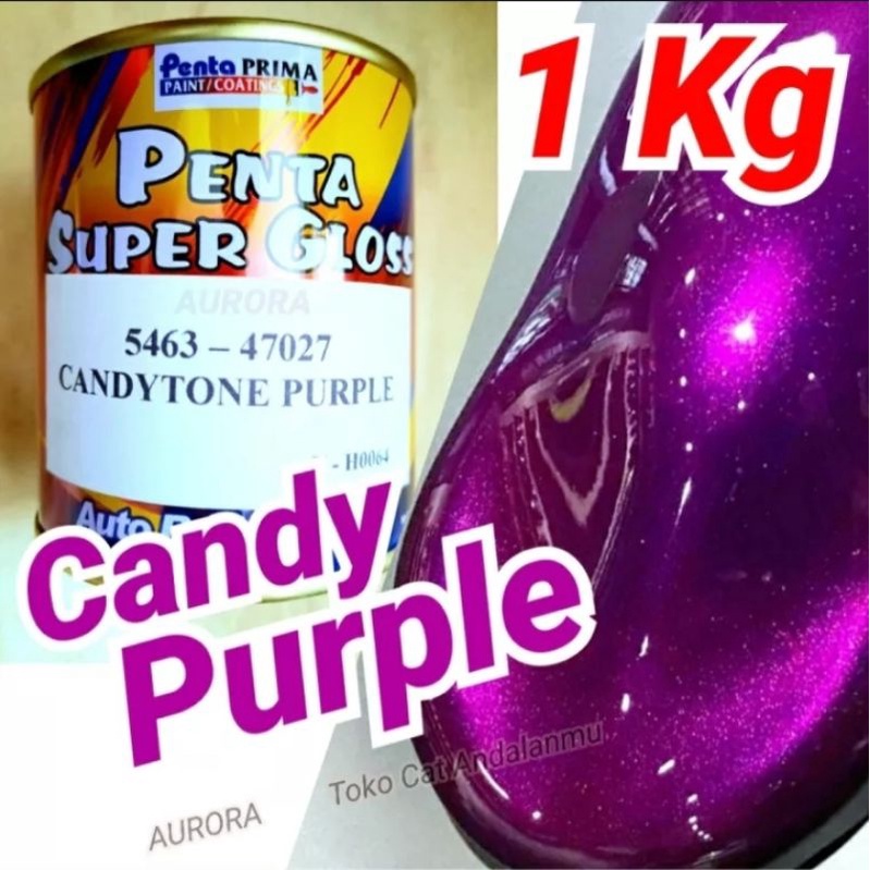 Jual Cat Penta Super Gloss 546347027 NC Candytone Purple 1Kg Ungu