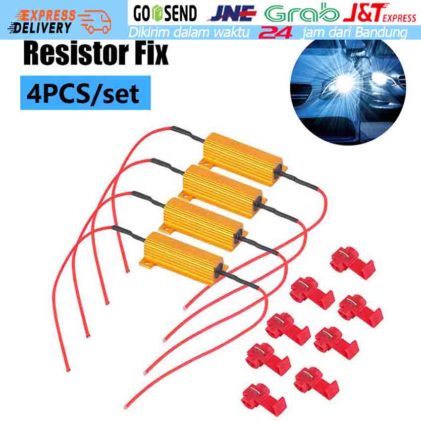 Jual 4PCS Resistor Sein 50W 6 OHM Solusi Lampu Sein LED Hyper Flash ...