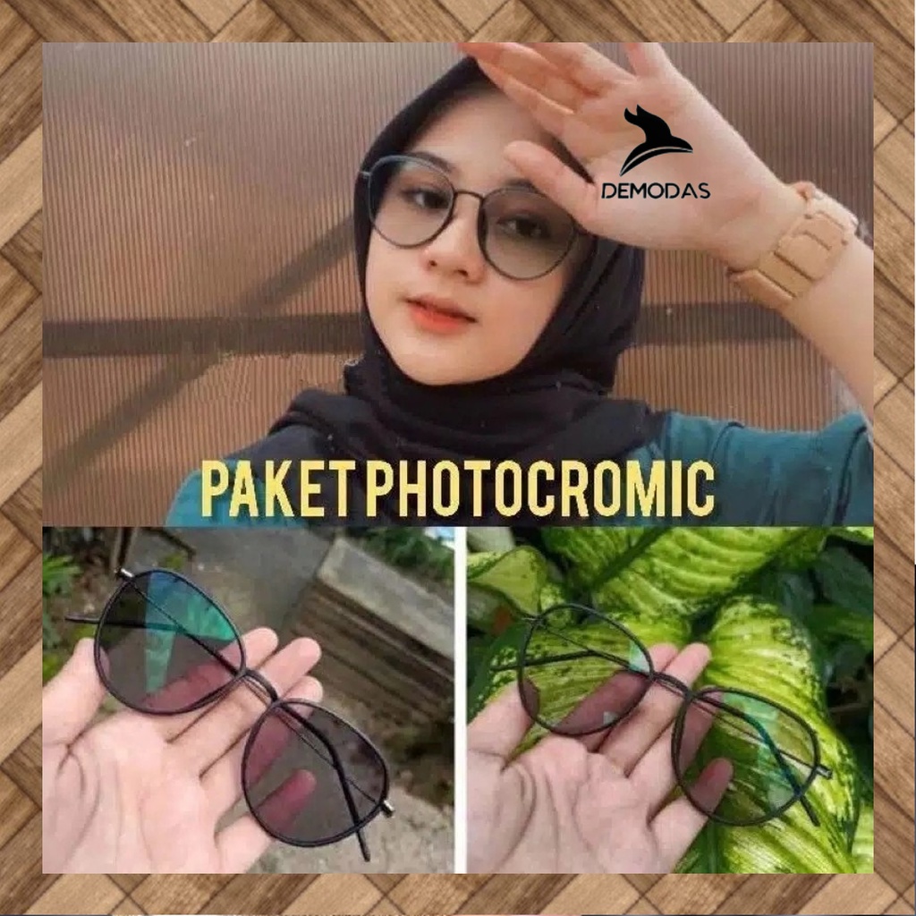 Jual Frame Kacamata Lentur Photocromic Fotokromik Bluecromic Photochromic Potocromic