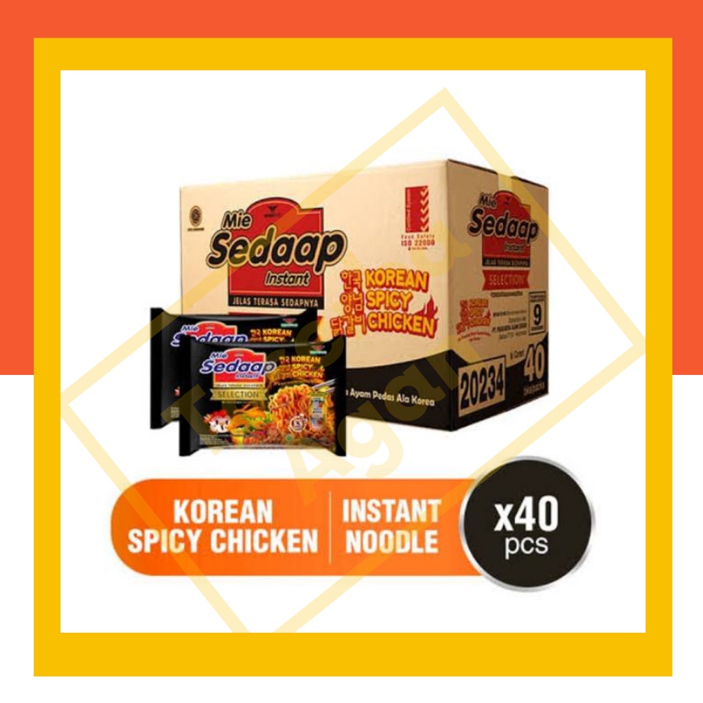 Jual Mie Sedaap Korean Spicy Chicken 1 Dus Box Karton Isi 40pcs Mi