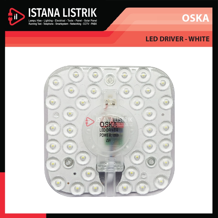 Jual OSKA Lampu LED TL Ring Lensa/Refil/Modul lampu Baret/CDL/White ...