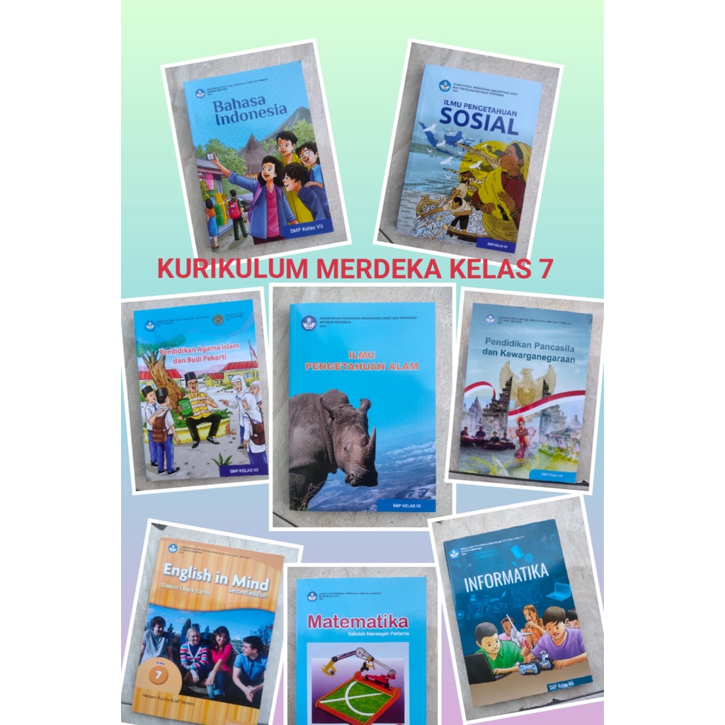 Jual BUKU KURIKULUM MERDEKA Untuk SMP/MTS KELAS 7 | Shopee Indonesia