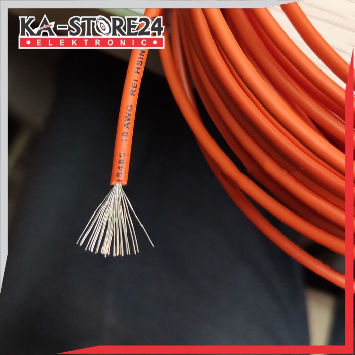 Jual Kabel Rakit AWG 18/1 meter Kabel Rakit Amplifier Kabel Rakitan ...