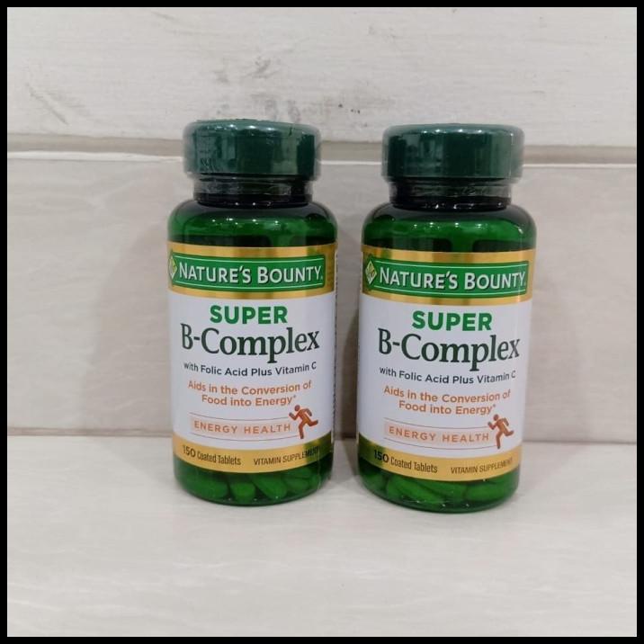 Jual Nature'S Bounty Super B Complex With Folic Acid + Vit C - 150 Tabs ...