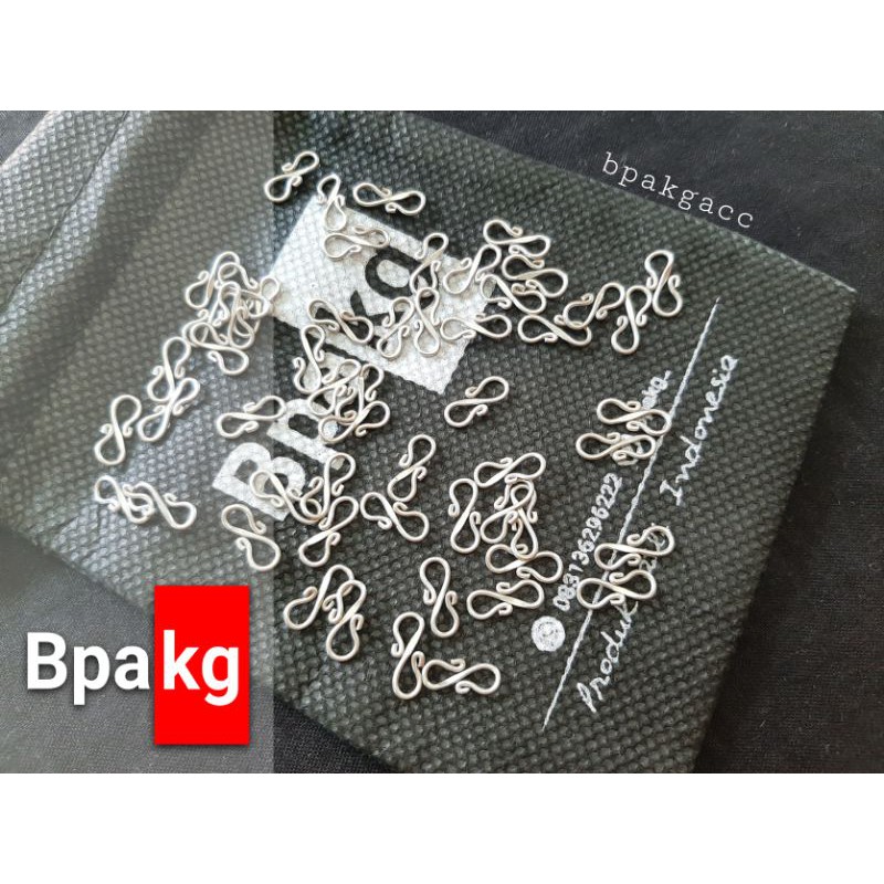 Jual Kait Udang Kokot Pengait Gelang Kalung Silver Rhodium Beadia 12mm 14mm  20pcs 50pcs Accessories