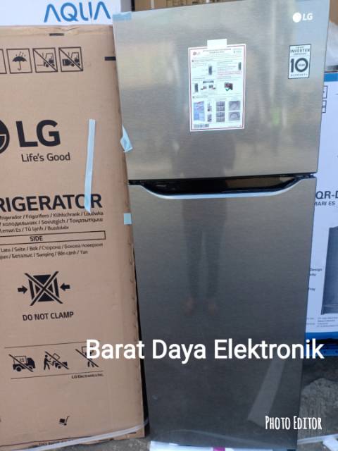 Jual LG Kulkas 2 Pintu Smart Inventer GN-B215SQMT 70 Watt Tanpa Bunga ...