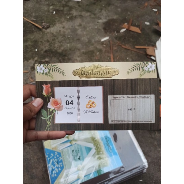 Jual Undangan Pernikahan Murah Undangan Nikah 1000 Rupiah Shopee