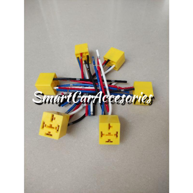 Jual Socket Soket Rumah Relay Reley Riley Rilai Relai PVC 4 Kaki 4 Pin ...