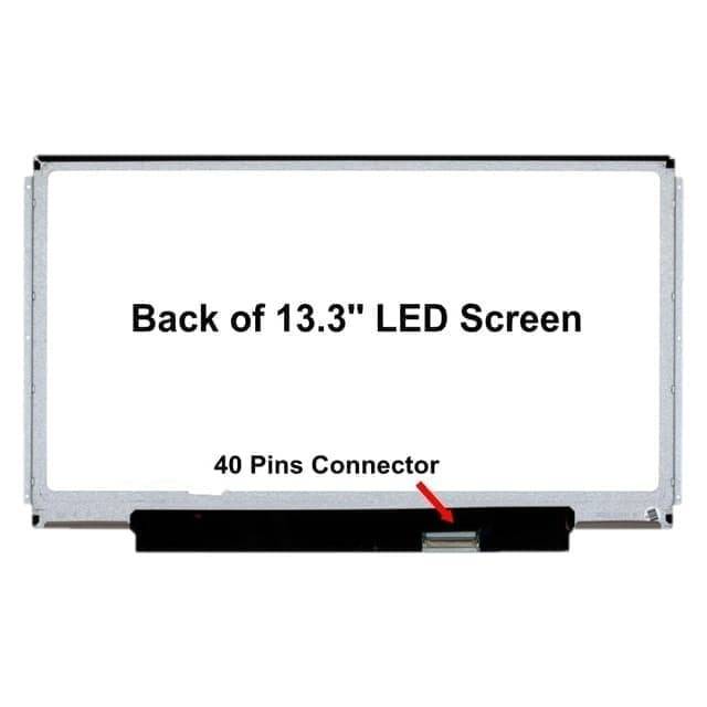 Écran De Remplacement Pour Lenovo U310 13.3" - Dalle LED, Résolution 1366x768, Connecteur 40 Pins