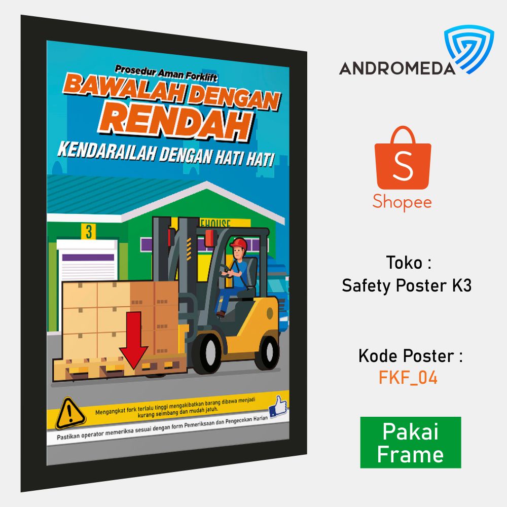 Jual Safety Poster K3 : Prosedur Aman Forklift_Kendarailah Forklift ...