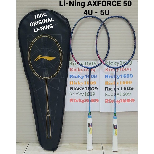 Jual RAKET BADMINON LINING AXFORCE 50 - 4U/5U - BOX WING FRAME - HEAD ...