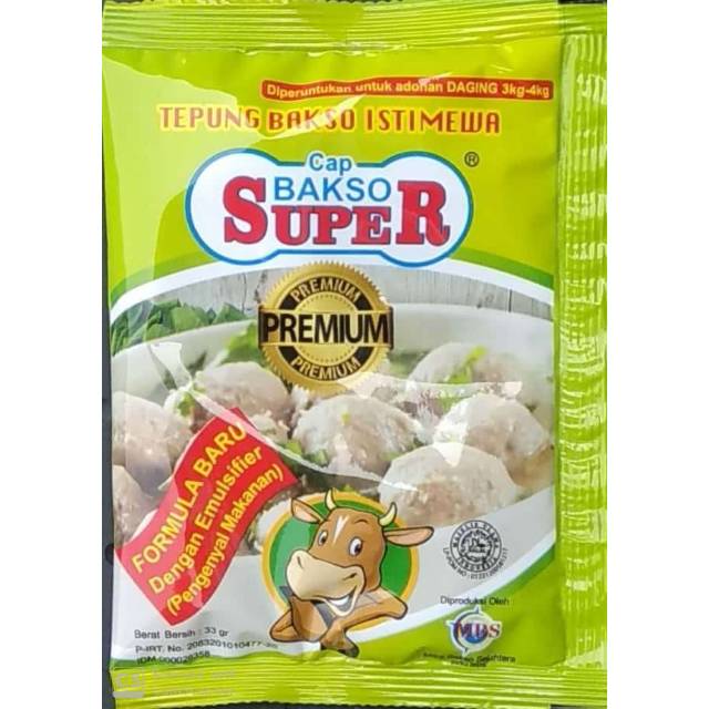 Jual Tepung Pengenyal Bakso Premium Cap Bakso Super Halal Murah Grosir