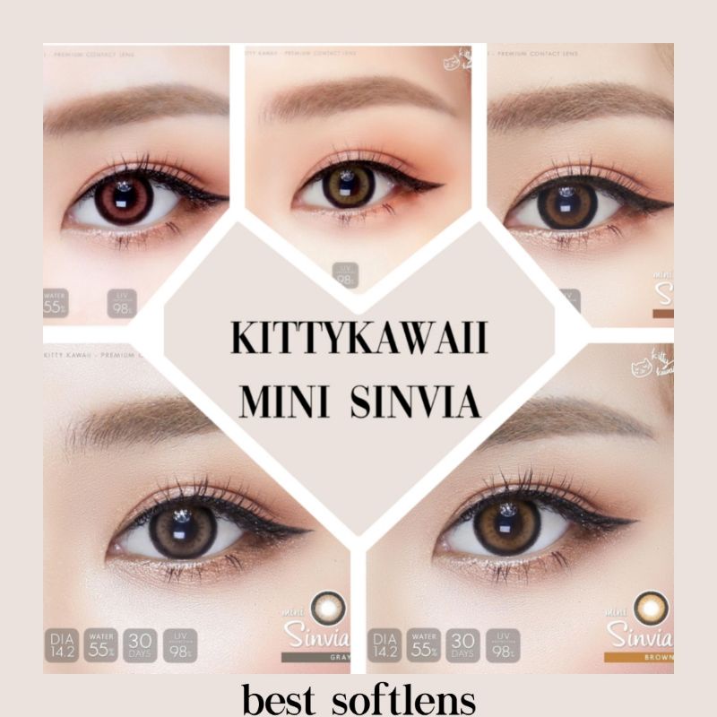 Jual KittyKawaii Mini Sinvia 14,2mm softlens / softlens natural ...