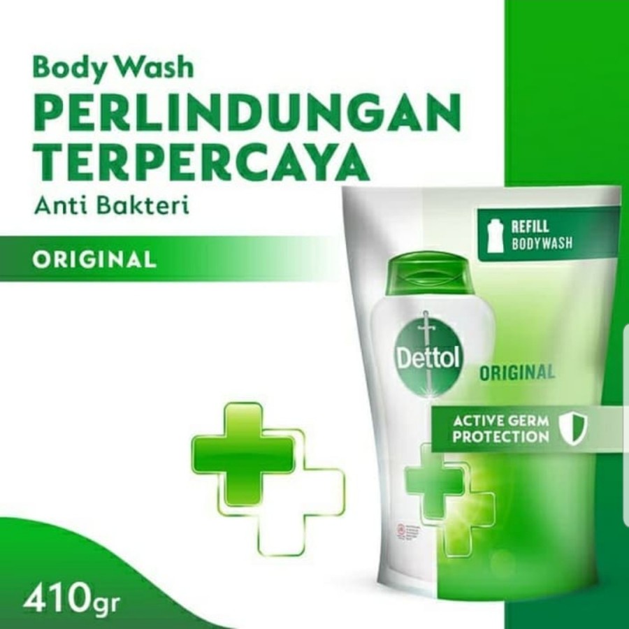 Jual Dettol Body Wash Original Pouch 410ml Shopee Indonesia