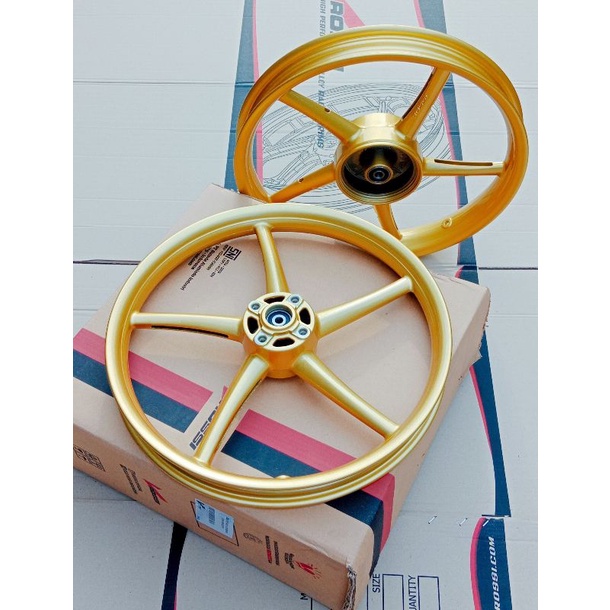 Jual VELG/VELAG/PELAK RACING V ROSSI SANCA MODEL RCB GOLD PALANG 5 PNP ...