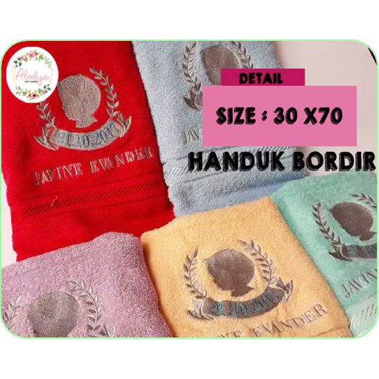 Jual Souvenir/Hampers Ulang Tahun - Handuk Bordir/Label (Custom) Murah ...