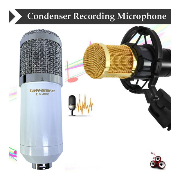 Jual Microphone Condenser Taffware Mikrofon Kondenser Studio dengan