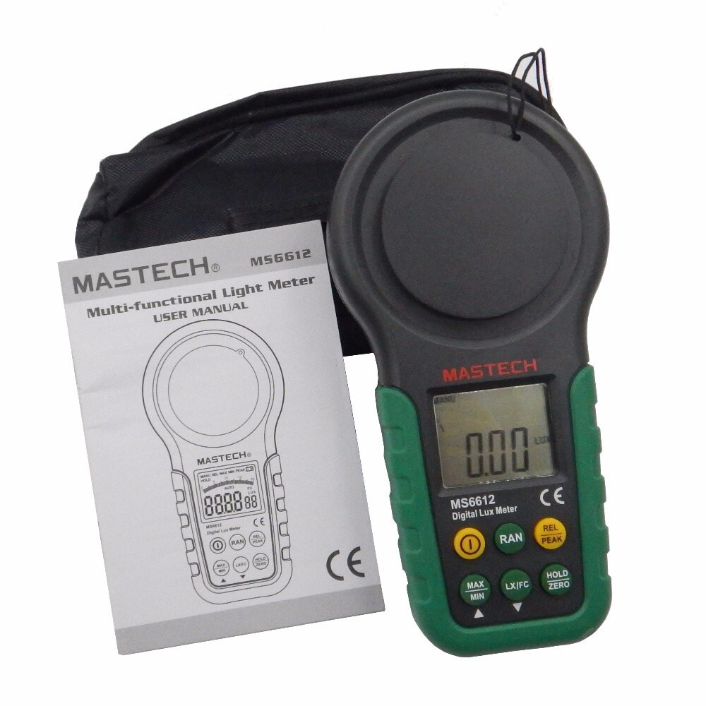Jual MS6612 MASTECH Lux Meter Light Tester Luxmeter Cahaya Gauge ...