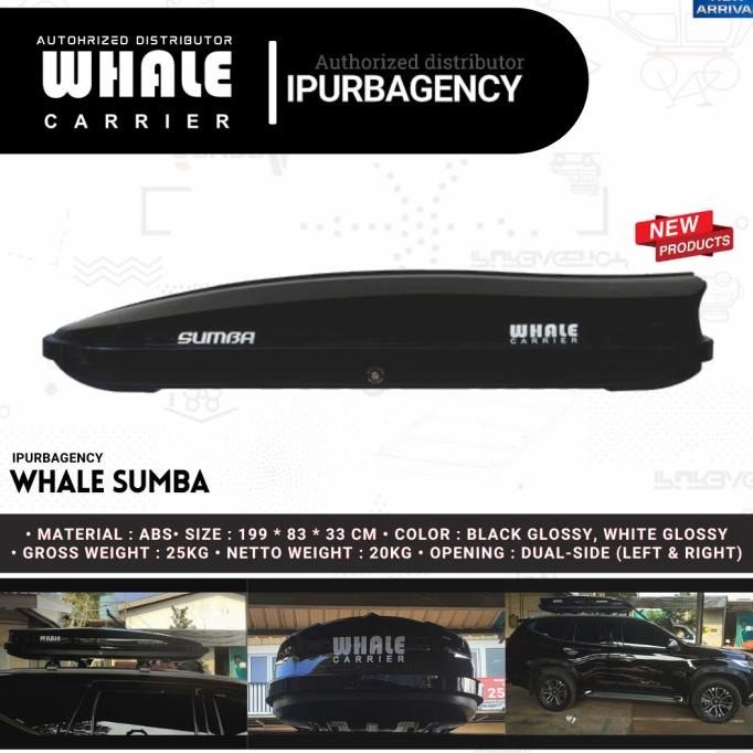 Jual Roof Box Whale Sumba Bagasi Atap Mobil Shopee Indonesia