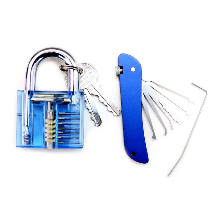 Jual Latihan Buka Gembok-Practice Lock with Quick Opener Lock Pick ...