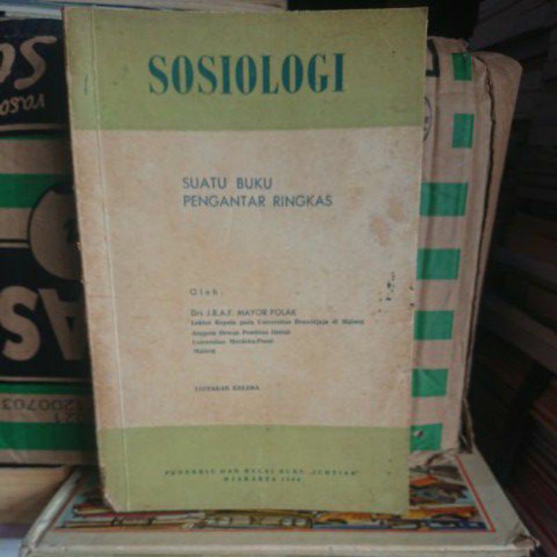 Jual SOSIOLOGI SUATU BUKU PENGANTAR RINGKAS | Shopee Indonesia