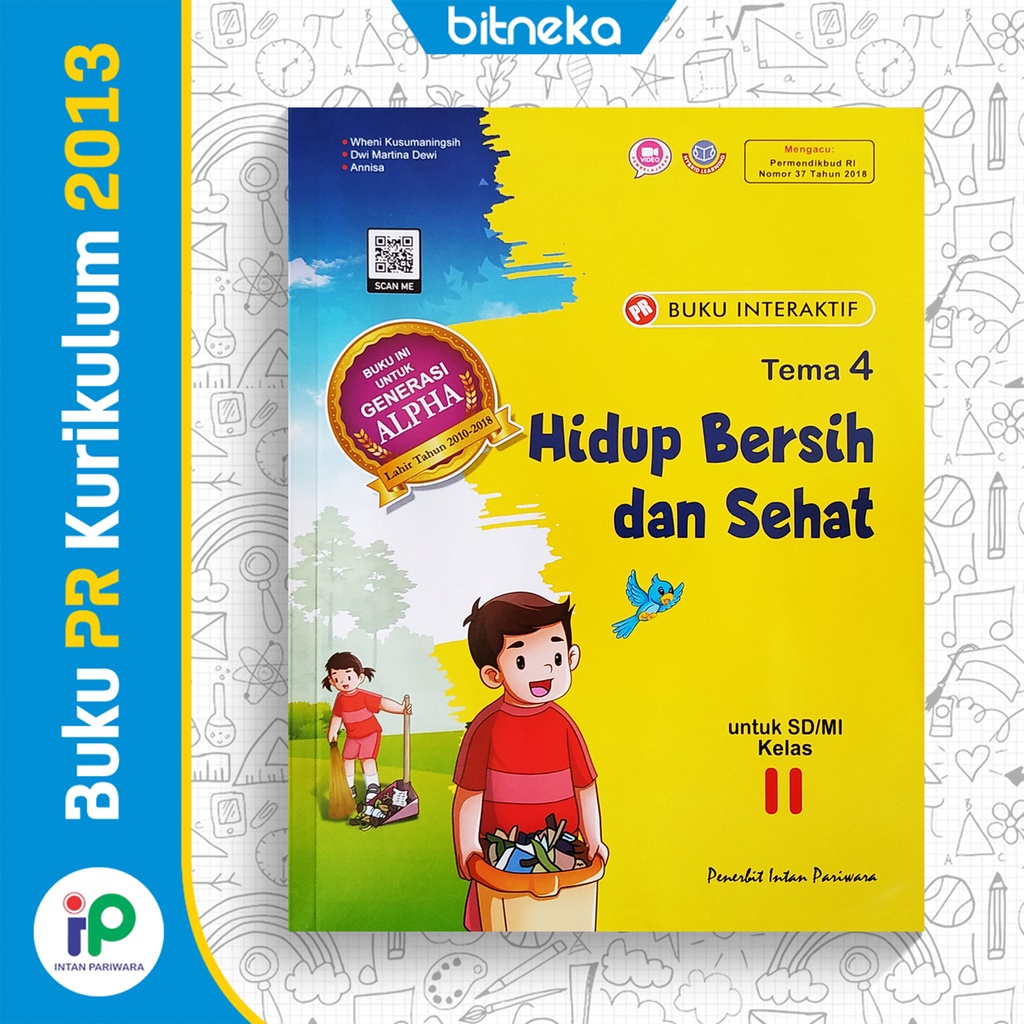 Jual Buku Pr Interaktif Sdmi Kelas 2 Tema 4 Hidup Bersih Dan Sehat Intan Pariwara Shopee 4045