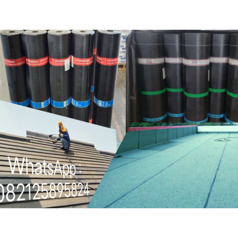 Jual Membrane Bakar Waterproofing Pelapis Anti Bocor Dak Beton Jasa Pasang Waterproofing 9000