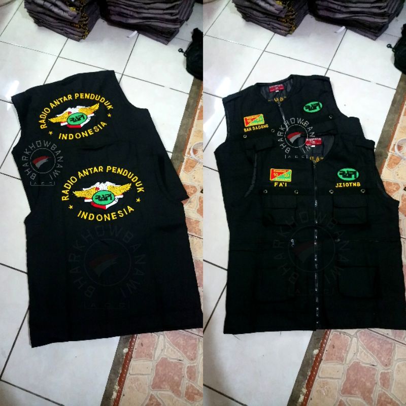 Jual ROMPI VEST LAPANGAN RAPI FULL BORDIR NAMA DAN CALLSIGN | Shopee ...
