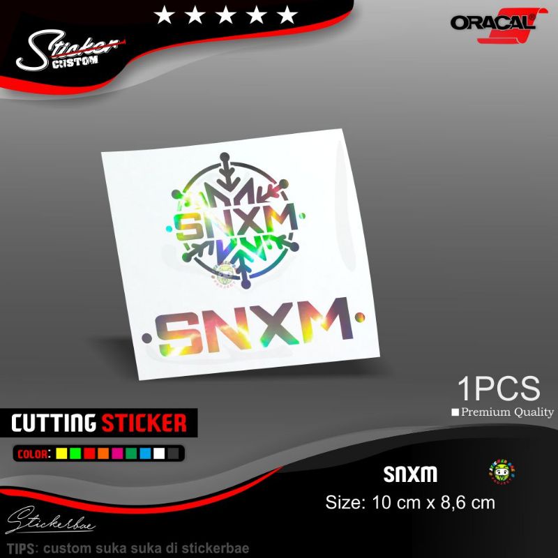 Jual stiker snxm cutting sticker logo 1pcs | Shopee Indonesia