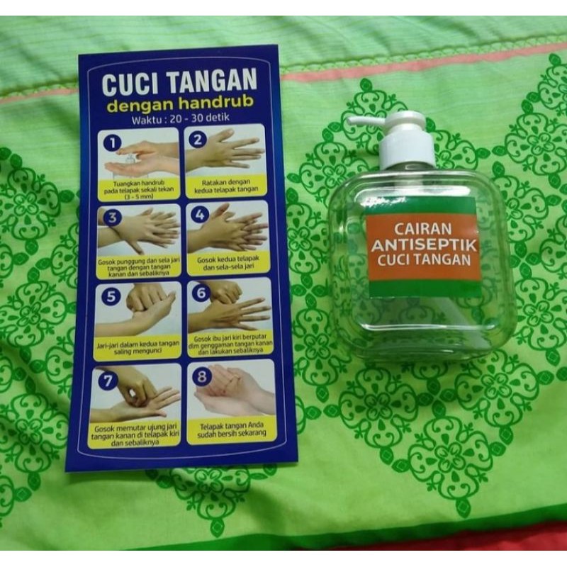 Jual Botol Pump Stiker Petunjuk Cuci Tangan Shopee Indonesia