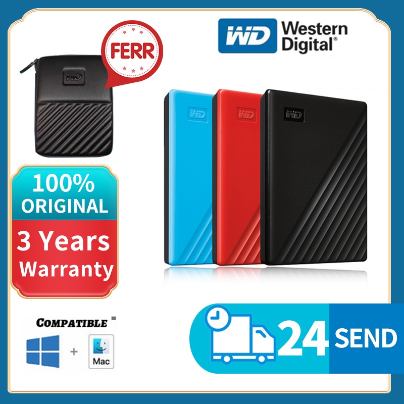 Jual Western Digital WD My Passport USB3.2 Gen 1 Hard Drive External