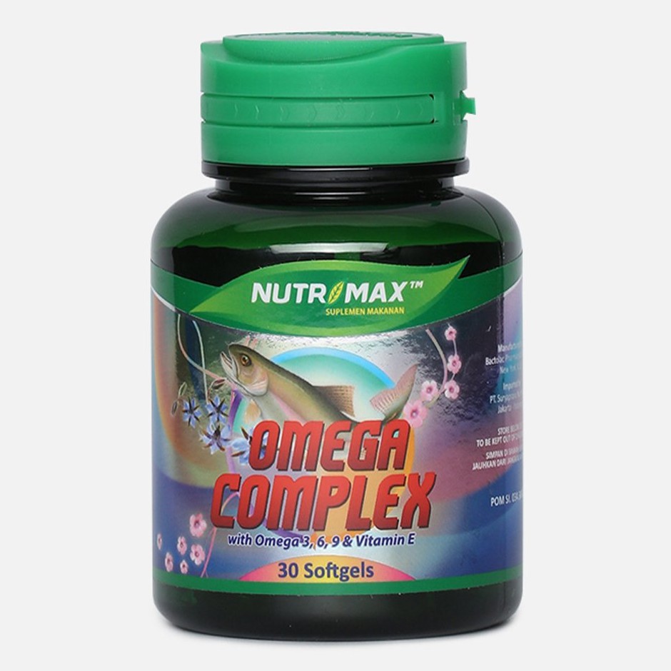 Jual Nutrimax Omega Complex (3, 6, 9 & Vitamin E) 30 Softgel Shopee