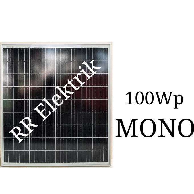 Jual Solar Panel Solar Cell Panel Surya 100wp Monocrystalline 100 Wp ...